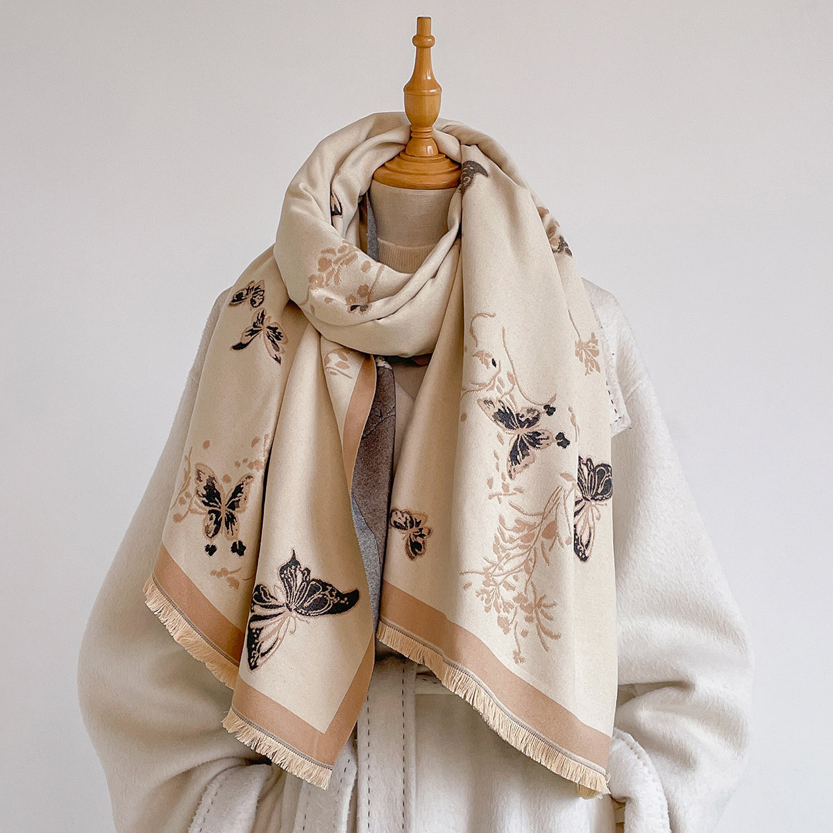 Women Imitation Cashmere Scarf - Woven Scarf Blanket recension och pris