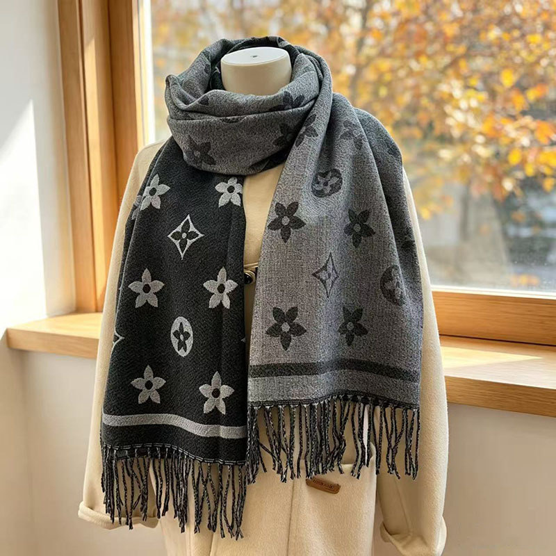 Stylish National Pattern Women - Infinity Scarf Knit recension och pris