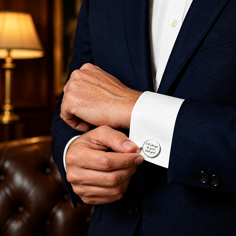 Stainless Steel Cufflinks and  - Tie Bar Set Gift recension och pris