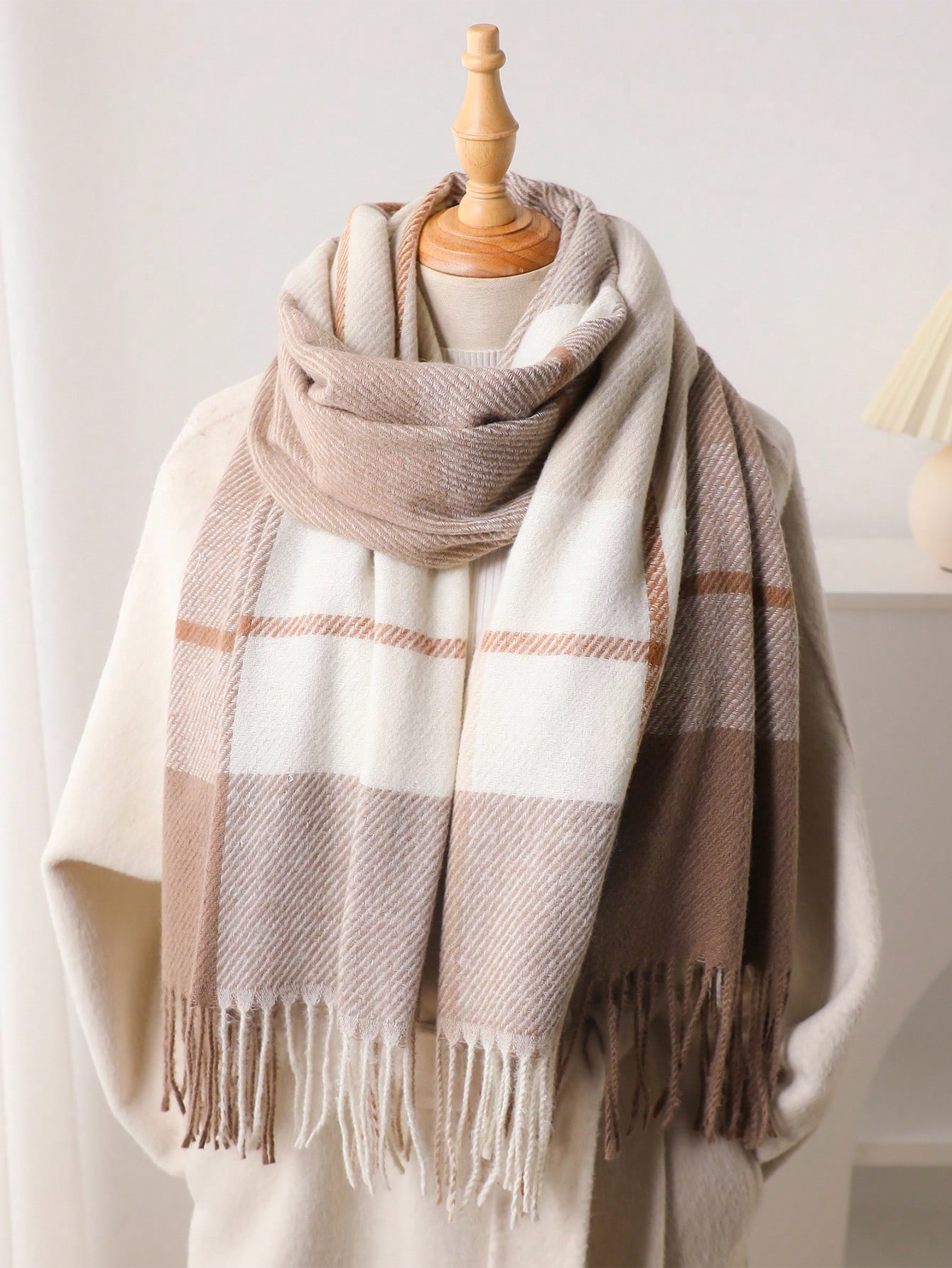 1pc Women's Winter New Faux Ca - Infinity Scarf Knit recension och pris