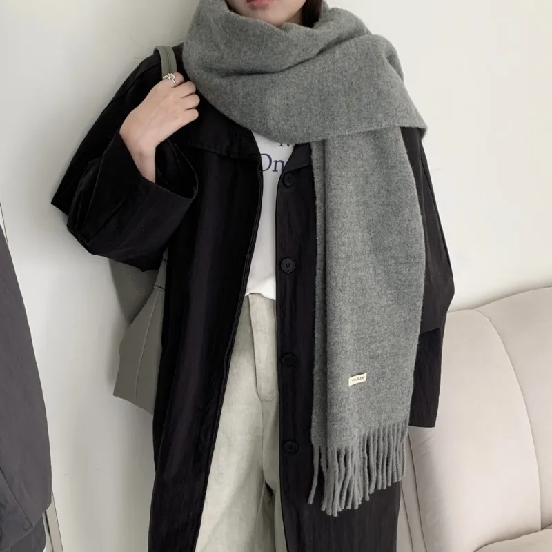 Korean Version Chic Solid Tass - Muffler Men Wool recension och pris