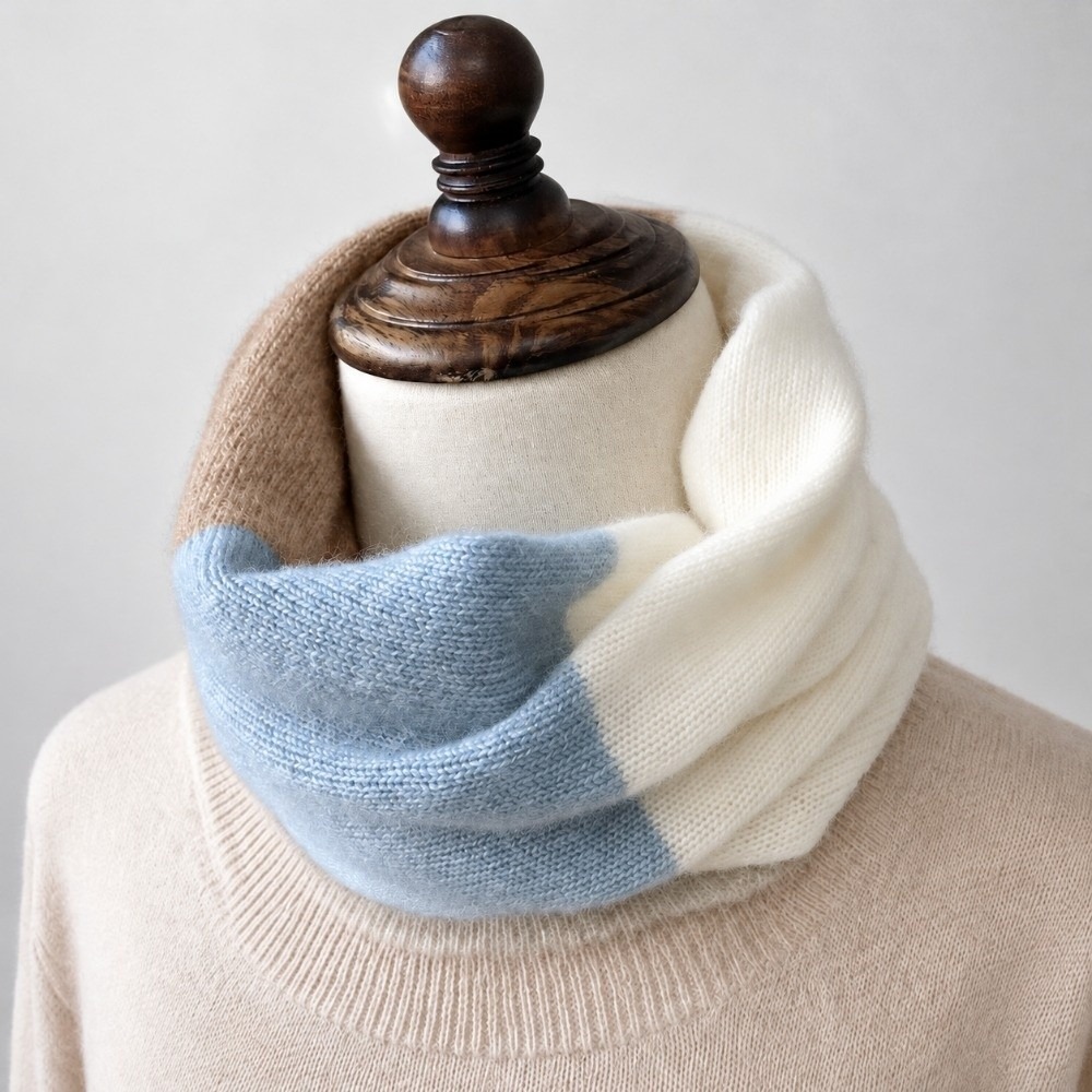 Soft Splicing Color Infinity S - Infinity Scarf Knit recension och pris