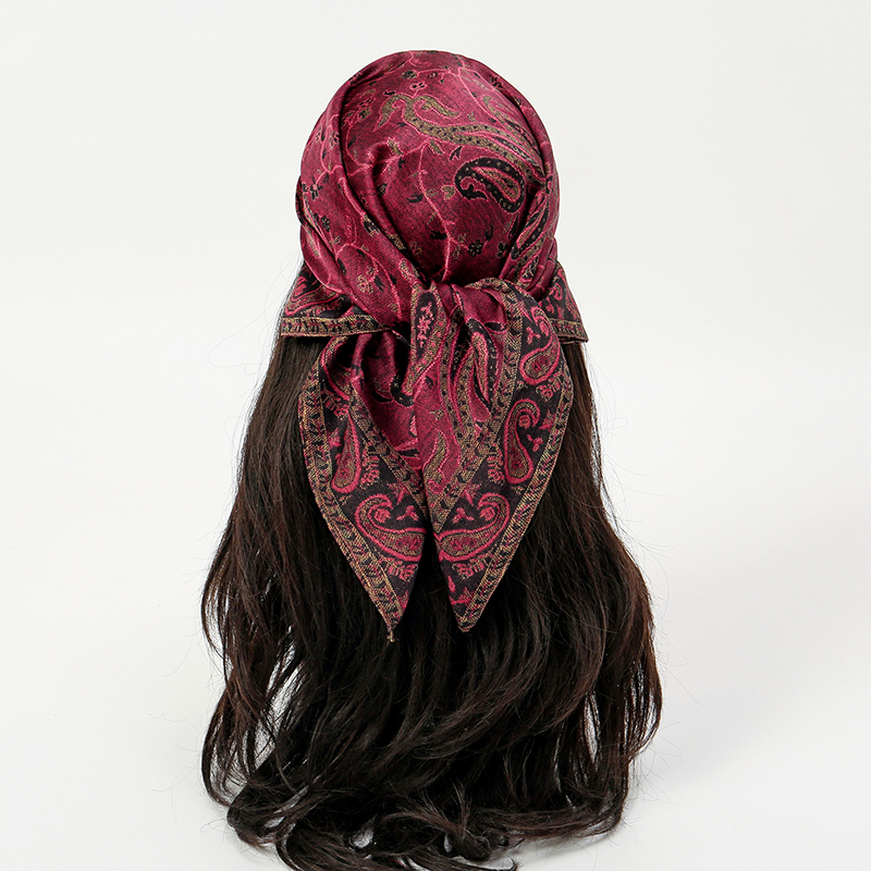 Luxury Silk Scarf 70*70cm Squa - Face Scarf Mask recension och pris